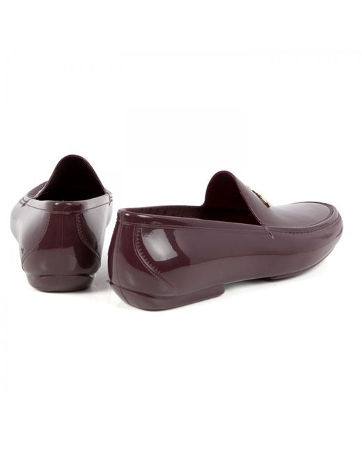 Vivienne Westwood Brown Glossed Plastic Orb Loafers for men