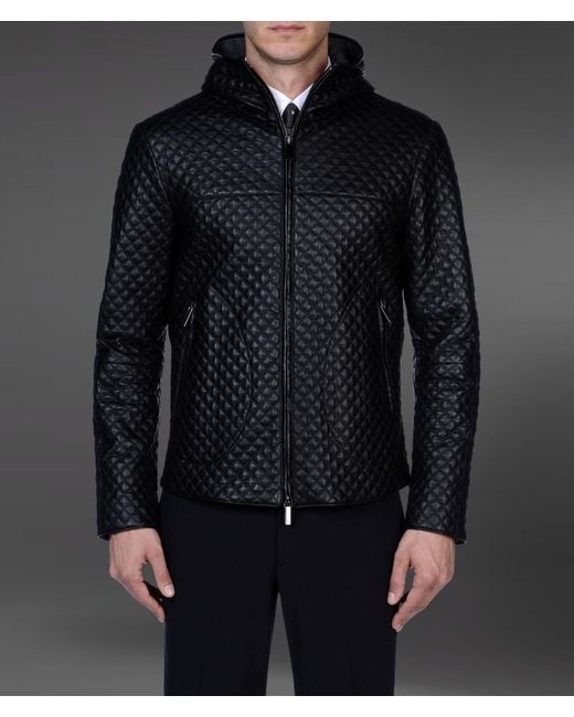 Emporio Armani Leather Jacket Mens Order Sales, Save 49% 