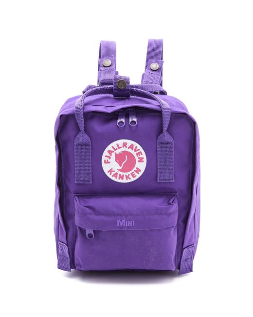 Fjallraven Kanken Mini Backpack in Purple Lyst