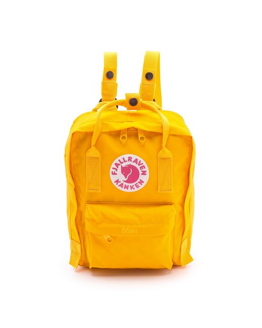 warm yellow kanken mini