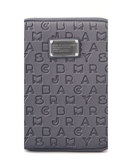 Marc By Marc Jacobs Dreamy Logo Neoprene Tablet Case in Gray | Lyst