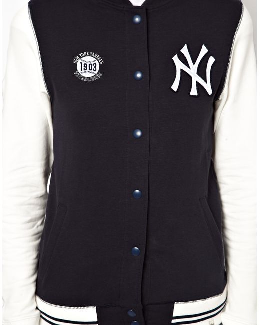 47 Brand Black New York Yankees Bomber Jacket Exclusive 