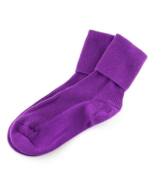 Ladies purple clearance socks