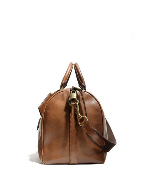 COACH Bleecker Duffle in Leather in Brown for Men Lyst