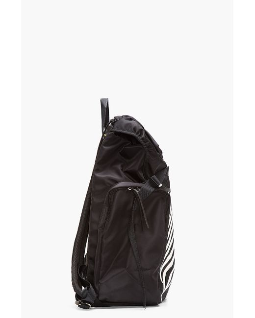 Undercover Black Rib Cage Backpack for men