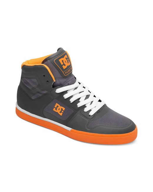 DC Shoes Orange Pure Ns Hi Sneakers for men