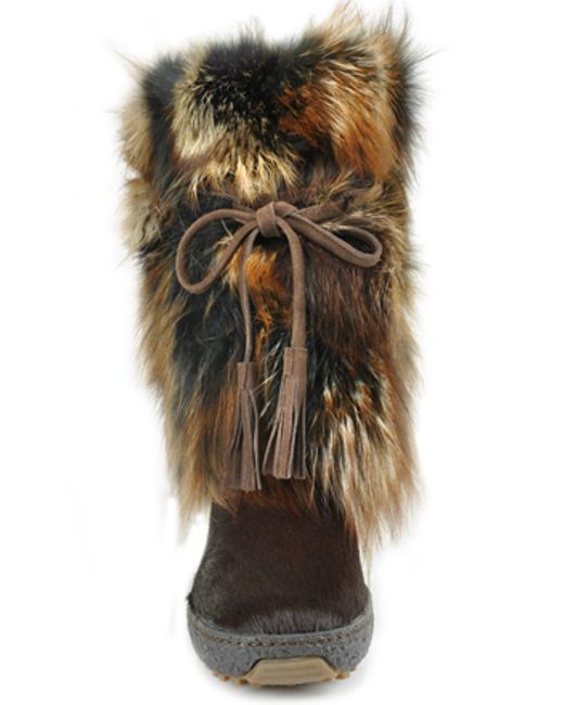 name brand fur boots