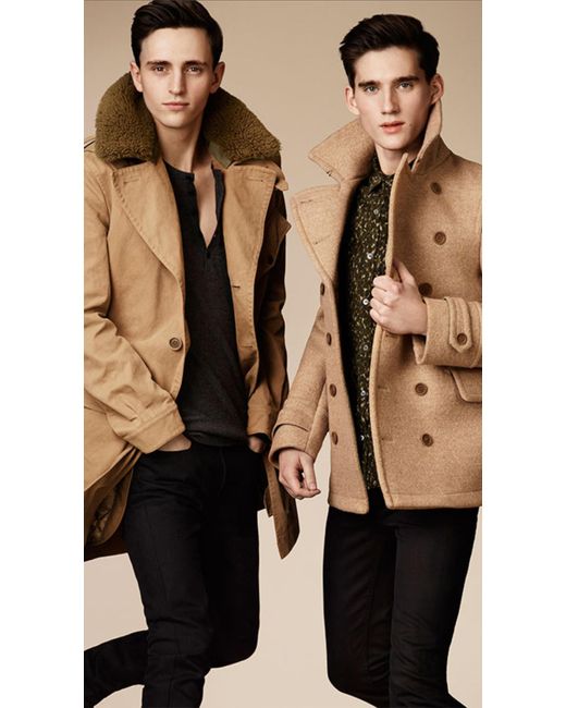 Burberry shearling trench outlet