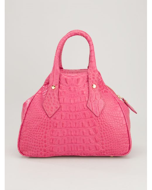 Vivienne Westwood Rosa Chancery Heart Bag - Pink Handle Bags