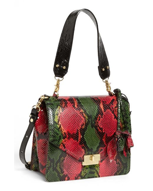 Brahmin Mimosa Leather Crossbody Bag in Multicolor (Black) Lyst