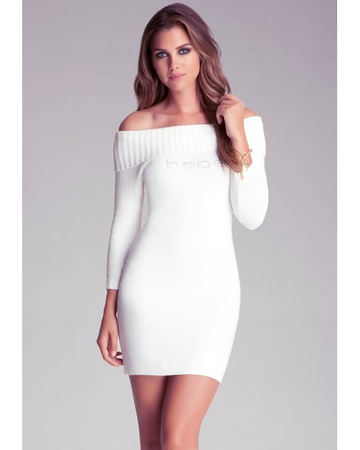 sweater dress off white