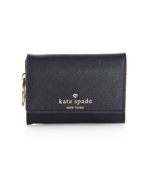 Kate Spade Cherry Lane Small Darla Wallet in Black | Lyst