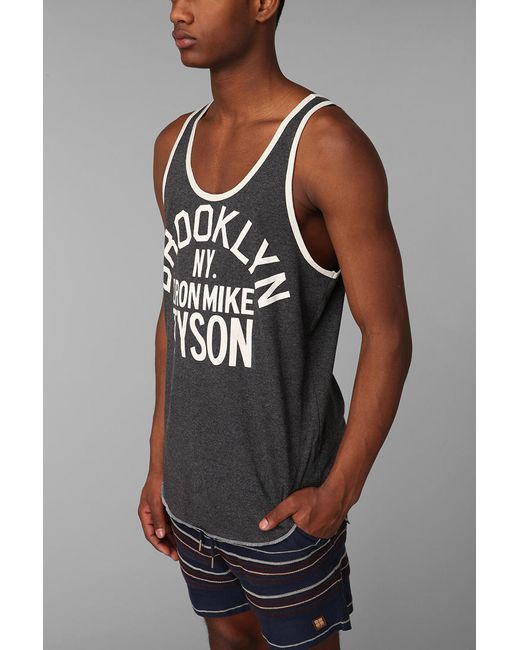 Urban Outfitters Black Brooklyn Iron Mike Tyson Tank Top for men