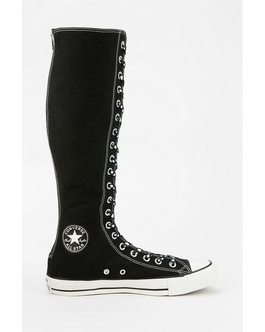 Urban Converse Chuck Taylor All Star Womens Knee-high Sneaker in Black |