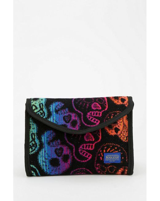 Urban Outfitters Multicolor Pendleton Skull Pouch