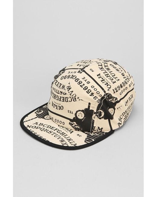 Urban Outfitters White Ouija Board 5panel Hat for men