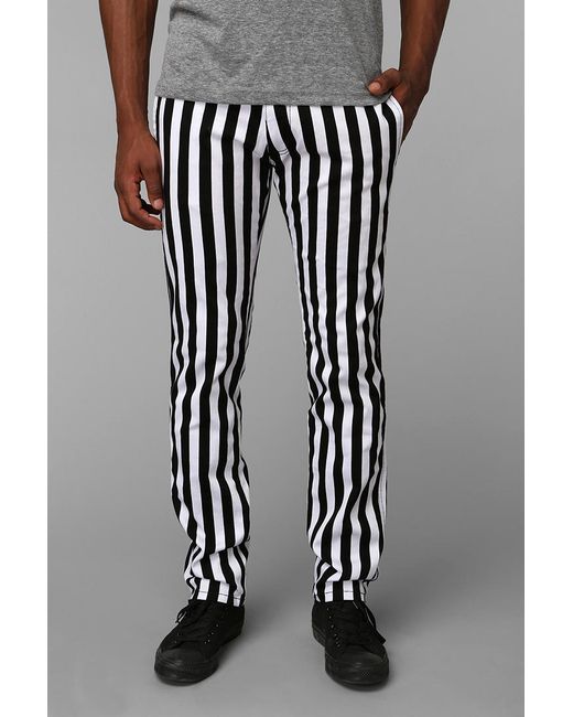 Urban Outfitters White Tripp NYC Stripe Top Cat Pants for men