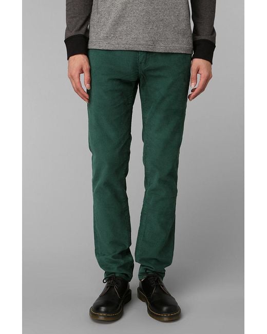Urban Outfitters Green Levis 511 Corduroy Pant for men
