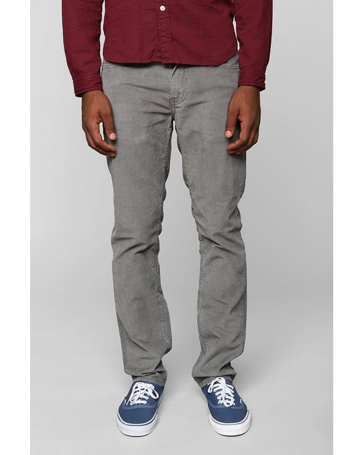 Urban Outfitters Levis 511 Corduroy Pant in Gray for Men | Lyst