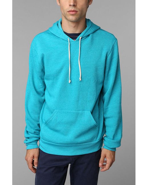 Urban Outfitters Blue Alternative Hoodlum Pullover Hoodie Sweatshirt for men