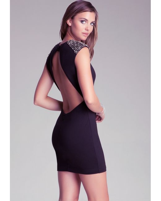Bebe studded dress sale