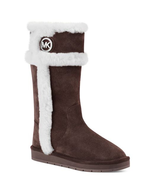 Michael Kors Winter Tall Boots in Brown | Lyst