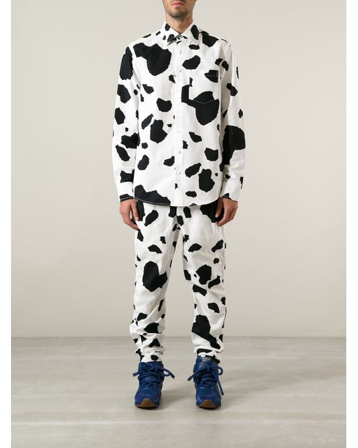 Bernhard Willhelm Cow Print Trouser in 