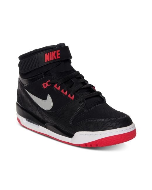 Nike Air Revolution Basketball Sneakers in Black for Men | Lyst