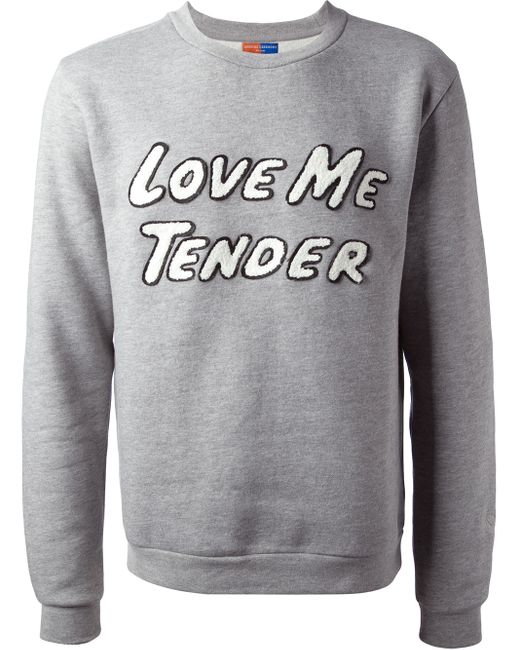 Opening Ceremony Gray Love Me Tender Sweatshirt for men