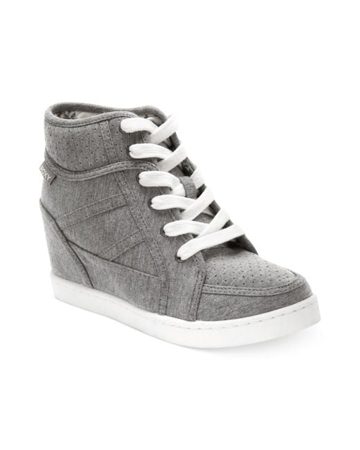 Gray wedges sales women's shoes
