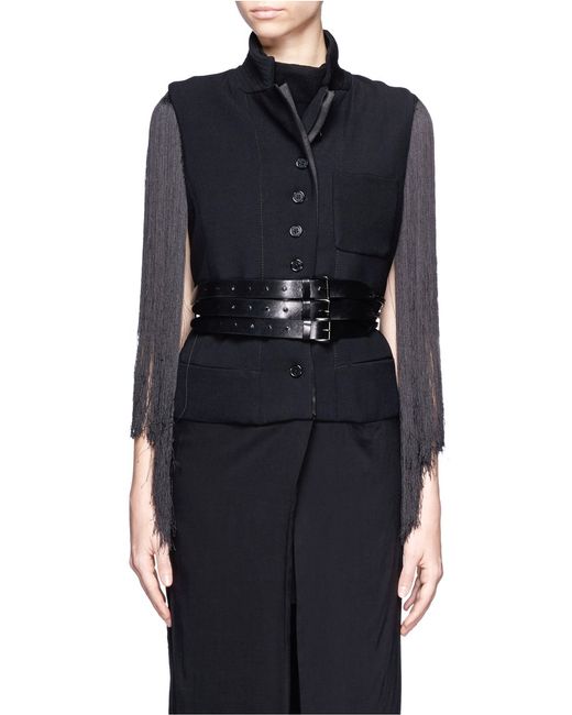 Ann Demeulemeester Triple Buckle 