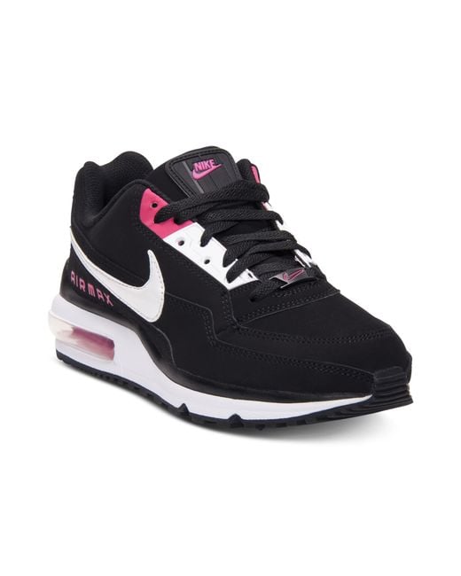 Nike pink air max Air Max Ltd Running Sneakers in Black/Pink (Pink) for Men | Lyst