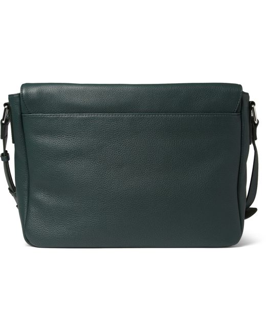 Marc By Marc Jacobs Green Fullgrain Leather Messenger Bag for men