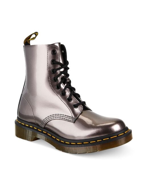 Dr. Martens Ankle Boots in Metallic | Lyst