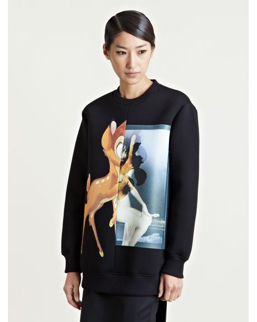 Givenchy Bambi Print Sweatshirt in Black | Lyst Australia