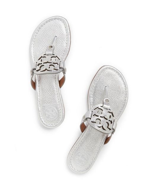 tory burch miller silver embellished