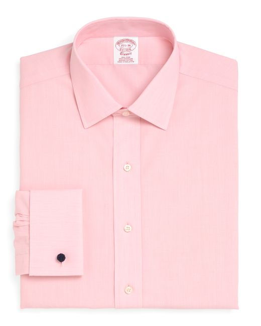 Brooks brothers Non-iron Traditional Fit Spread Collar French Cuff ...