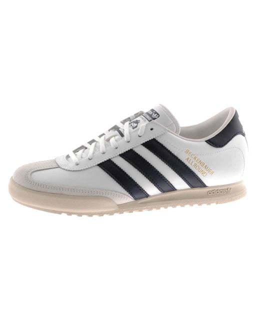 adidas Originals Beckenbauer Trainers in White for Men | Lyst UK