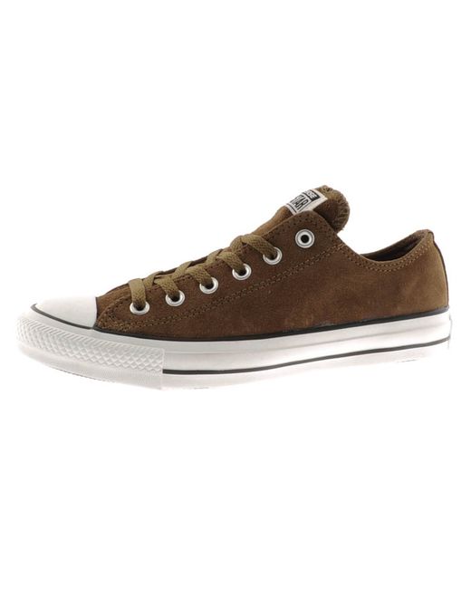Converse Brown All Star Suede Low Trainers for men