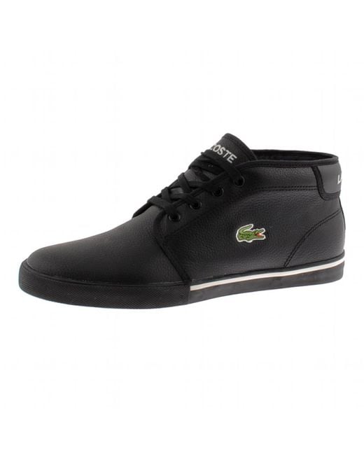 Lacoste Black Ampthill Trainers for men