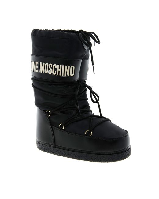 Love moschino Boots in Black | Lyst