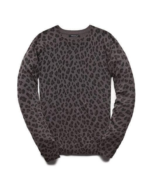 Forever 21 Leopard Crew Neck Sweater in 