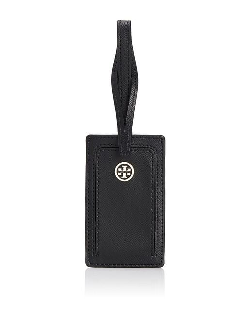 Tory Burch Black Robinson Luggage Tag