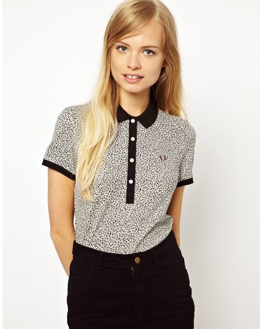 ASOS Fred Perry Leopard Print Polo 