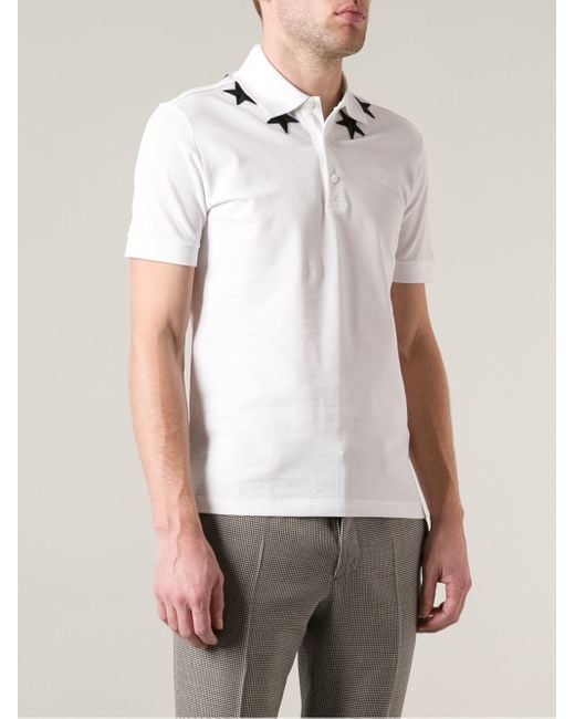 White givenchy polo shirt hotsell