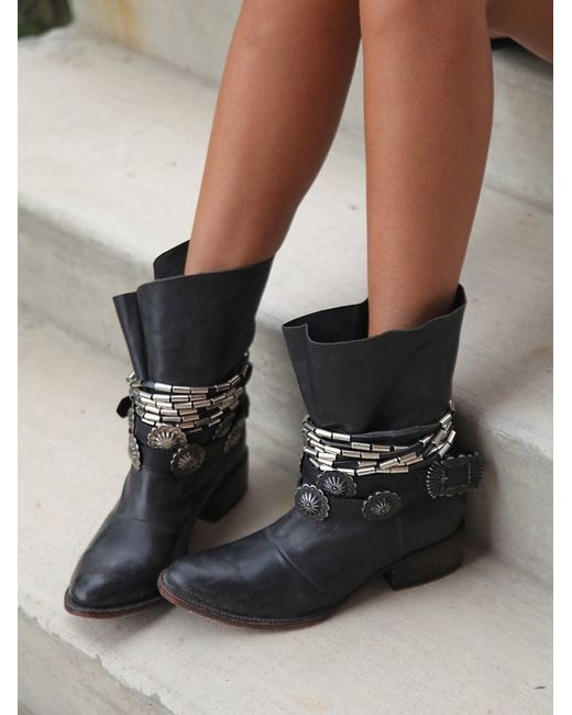 Freebird by Steven Wyatt Ankle Boot in Black Lyst