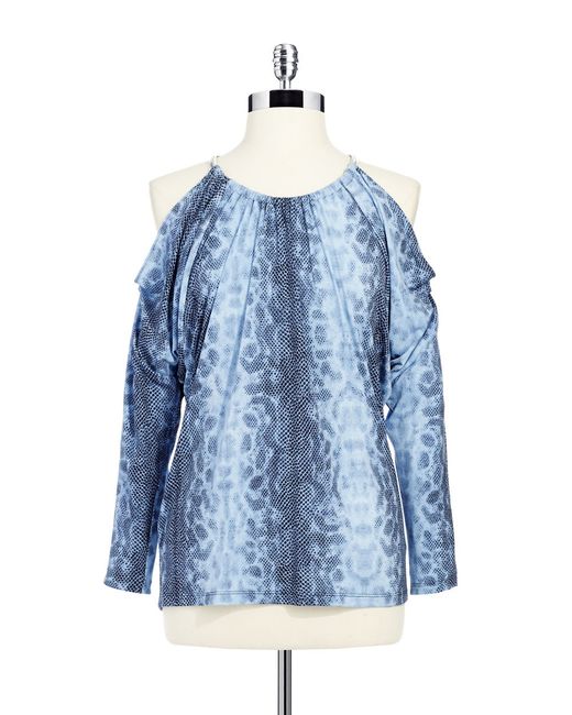 michael kors open shoulder top