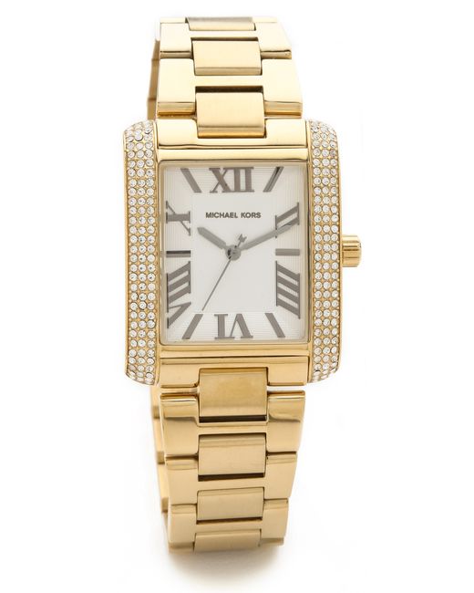 Michael Kors Metallic Touch Of Glitz Emery Watch