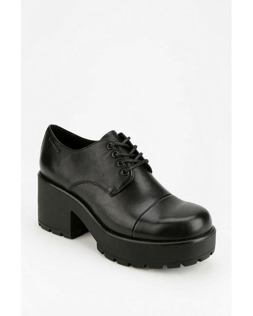 Vagabond Shoemakers Dioon Leather Oxford in Black | Lyst