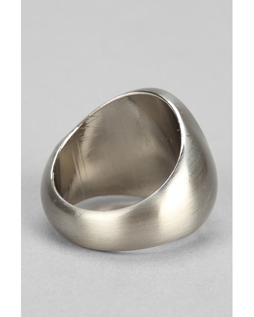 Urban Outfitters Stussy Double S Ring in Metallic | Lyst